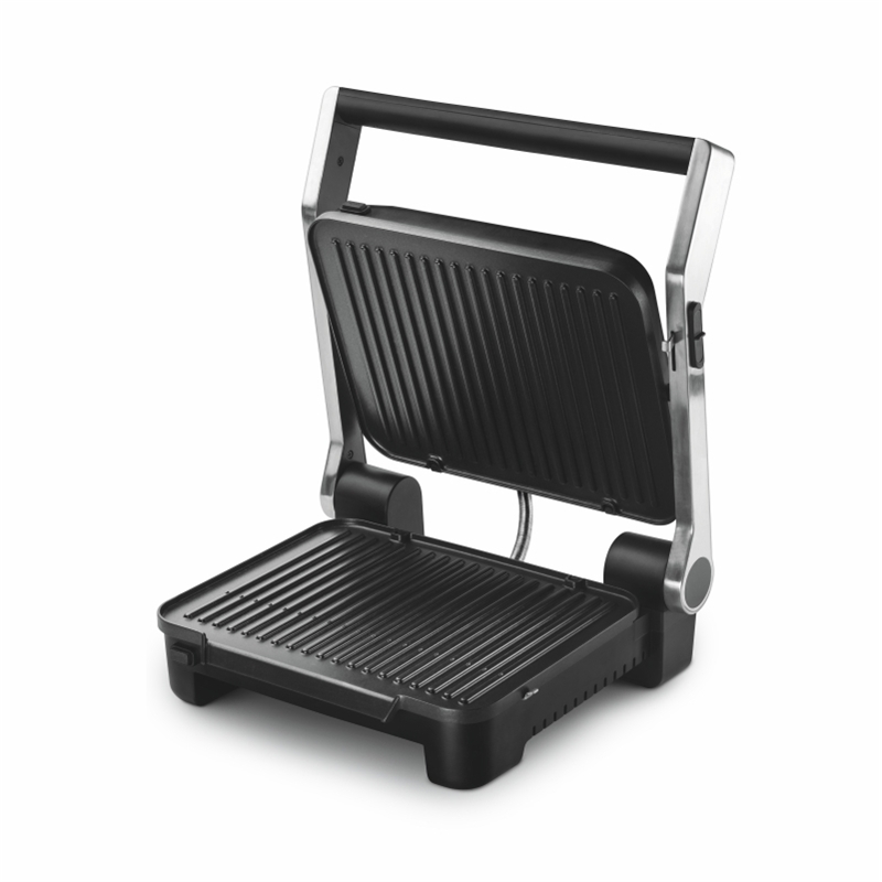 Grill electric Zelmer ZPR2600, 2000W, 6 niveluri, control electronic, programe automate, carcasa inox, dezghetare, tava pentru grasimi, negru [6]