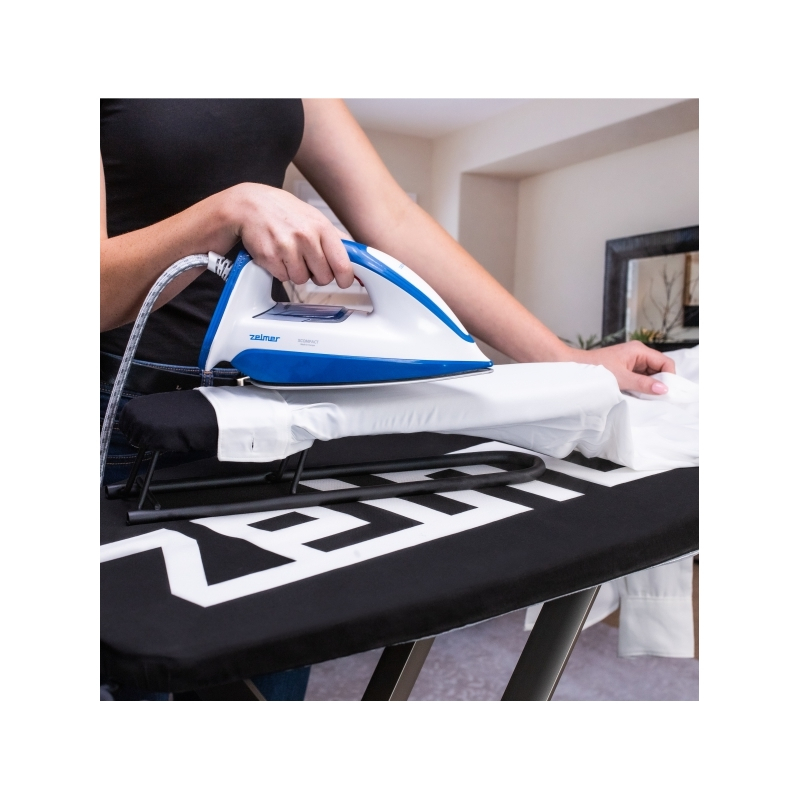 Masa de calcat Zelmer ZIB0001 Performance, husa bumbac 100%, accesorii pentru calcat maneci, 130x47 cm, Negru [7]