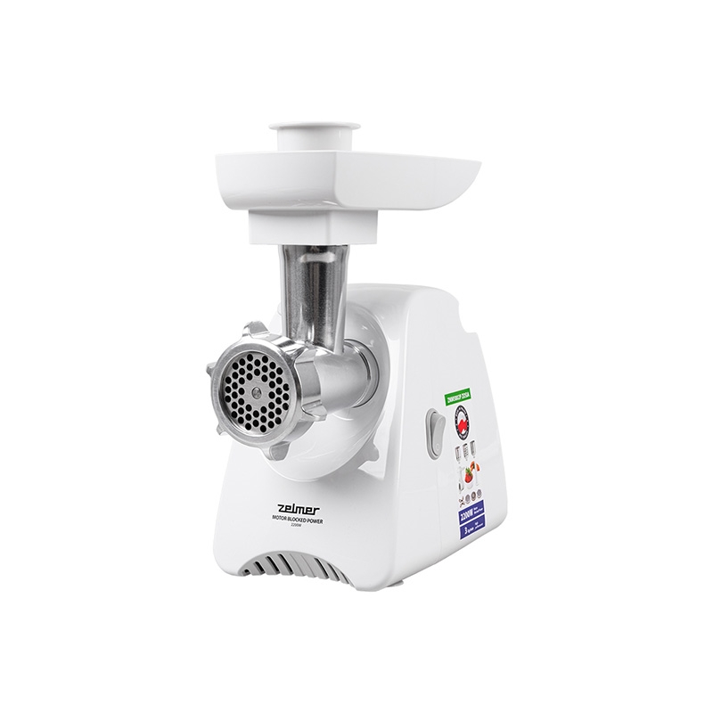 Masina de tocat carne Zelmer ZMM5802P, 2200 W, 3 kg/min, accesoriu razatoare, accesoriu carnati [5]