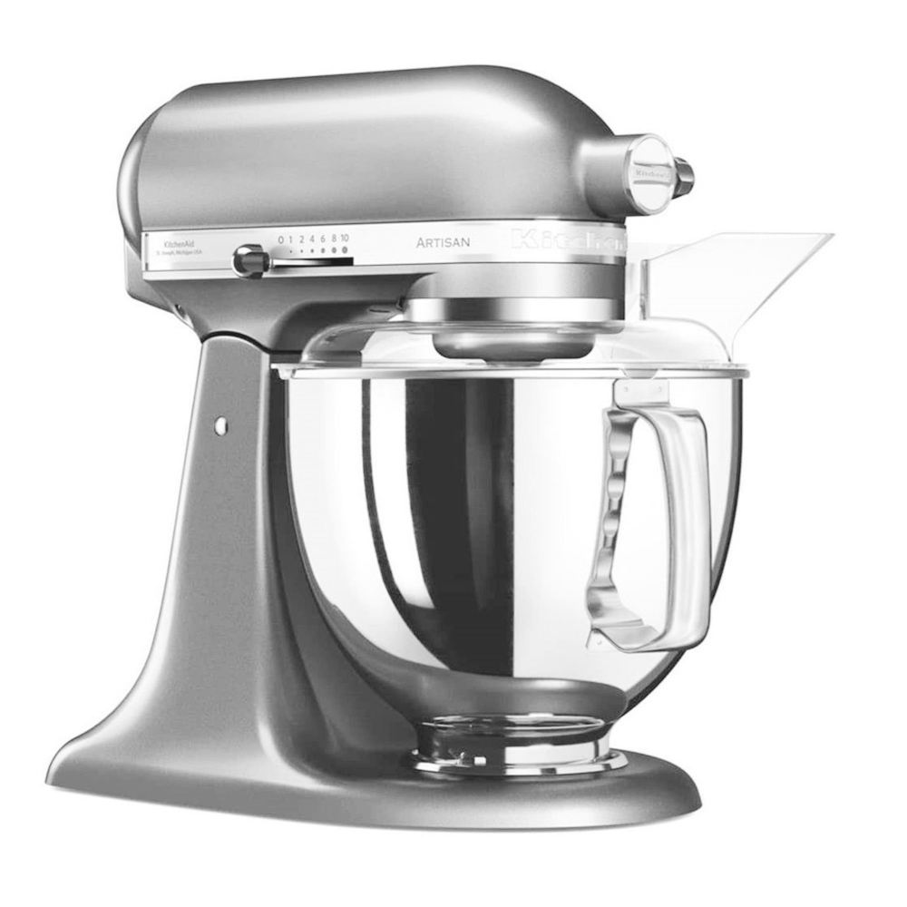 Mixer cu bol 4.8L, Artisan, Model 175, Contour Silver - KitchenAid [1]