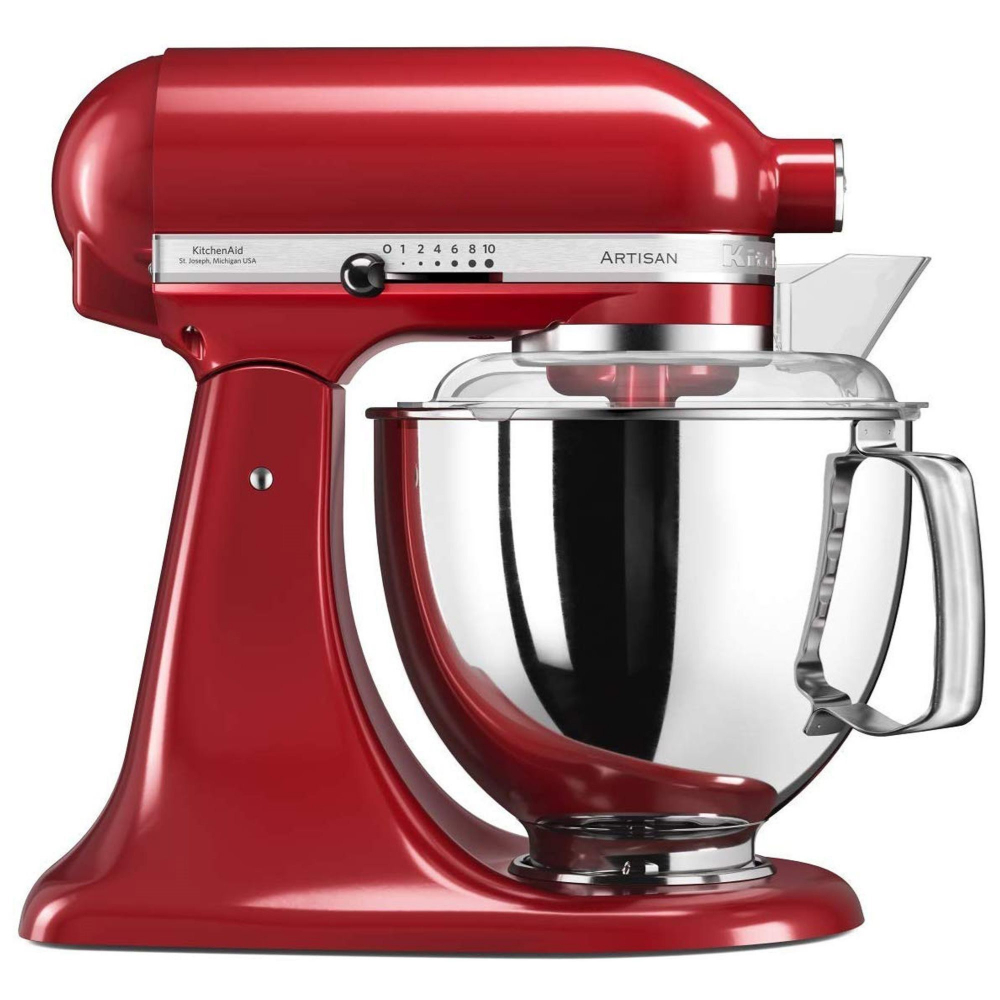 Mixer cu bol 4.8L, Artisan, Model 175, Empire Red - KitchenAid [4]
