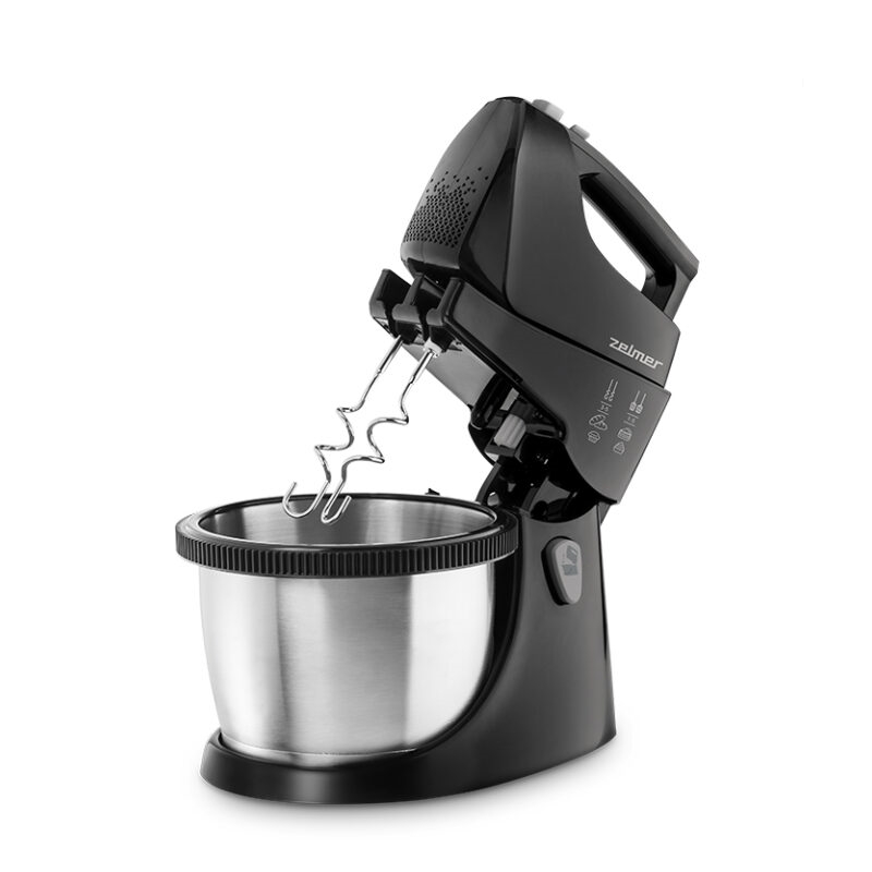 Mixer cu bol Zelmer ZHM2559BS, 750 W, 5 viteze, negru [2]