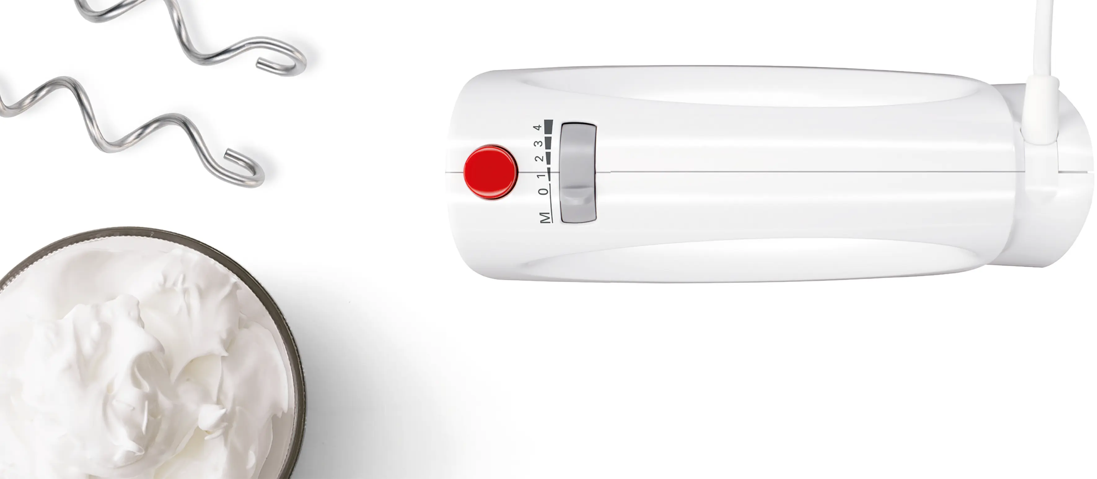 Mixer de mână Bosch CleverMixx 350 W Alb, Roşu [3]