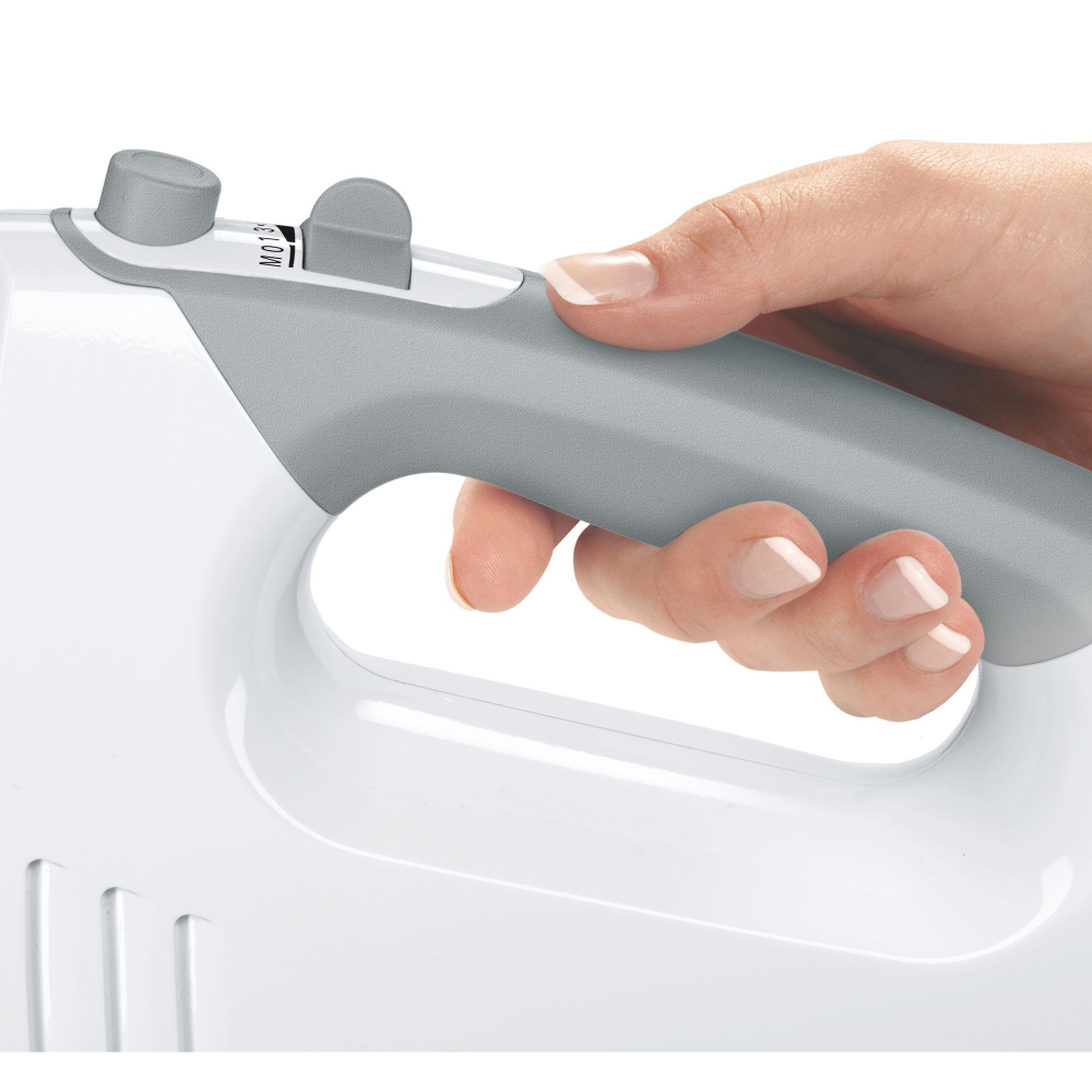 Mixer de mână Bosch MFQ36490, ErgoMixx, 450 W, Alb, Window grey [5]
