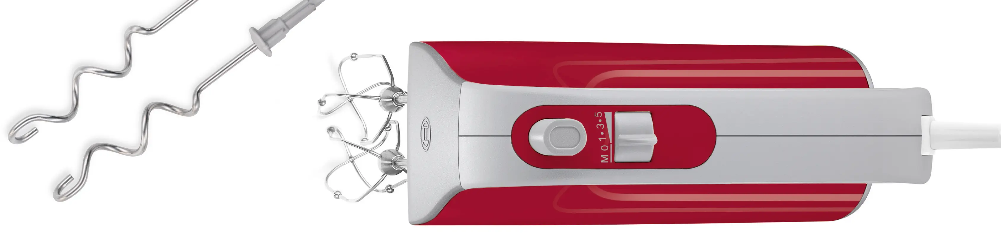 Mixer de mână Bosch Styline Colour 500 W, Rosu [2]