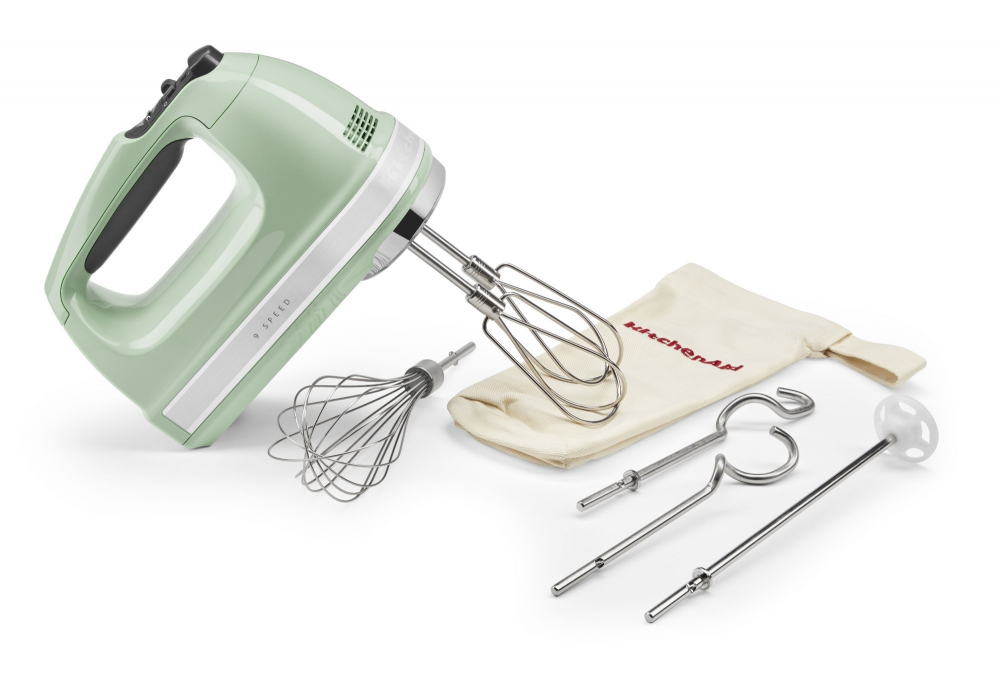Mixer de mana cu 9 viteze, 85 W, Pistachio - KitchenAid [6]