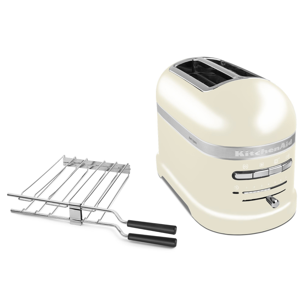 Prajitor de paine 2 sloturi Artisan 1250W, Almond Cream - KitchenAid [2]