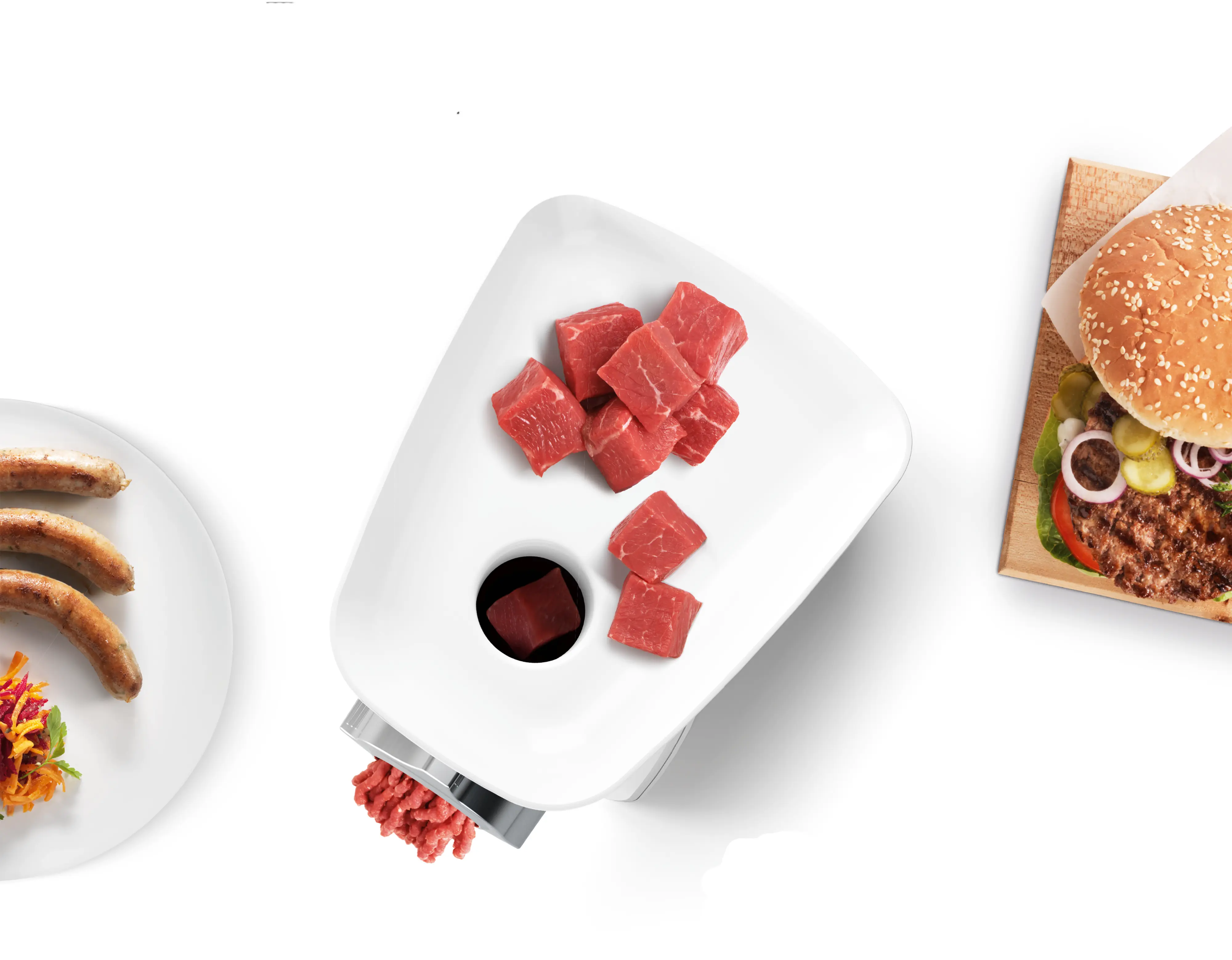 Tocător de carne Bosch SmartPower 1500 W Alb [3]