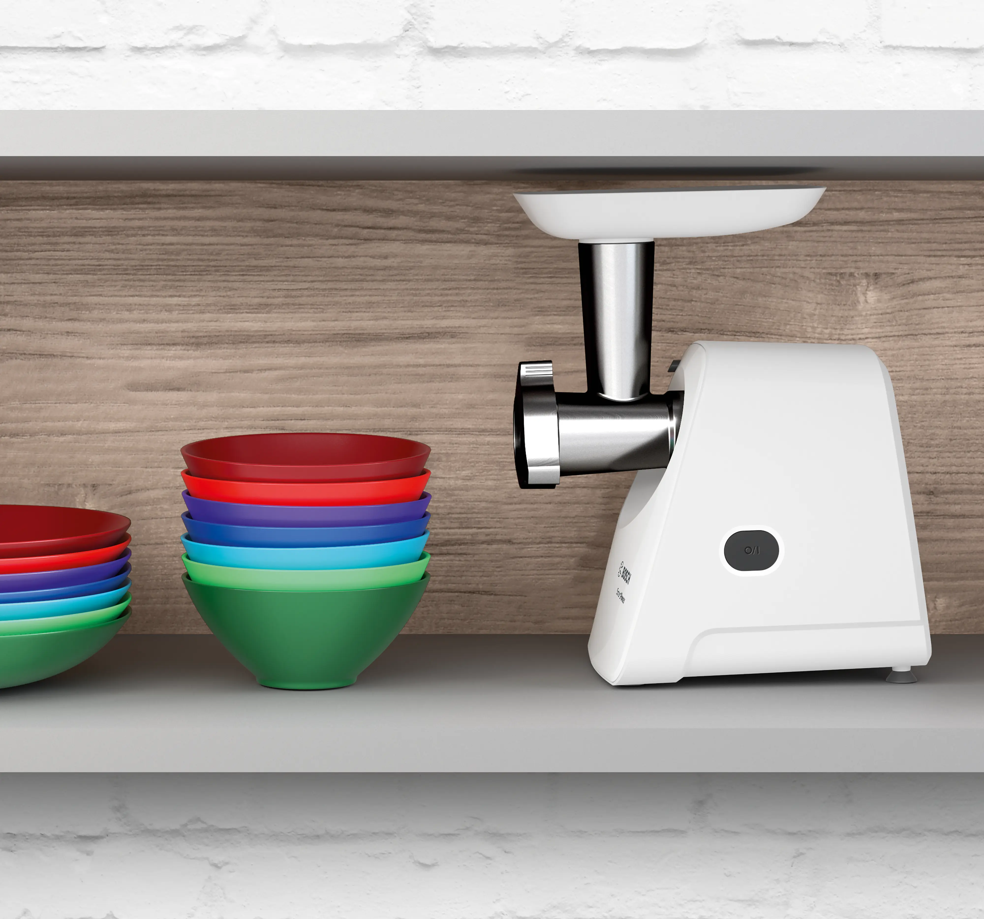 Tocător de carne Bosch SmartPower 1500 W Alb [5]