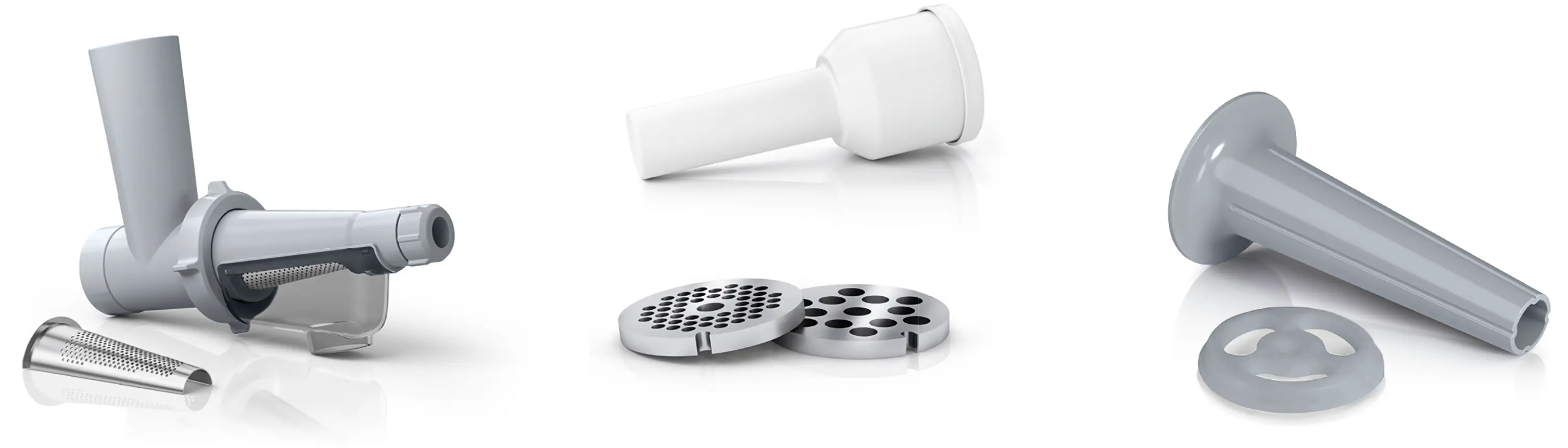 Tocător de carne Bosch SmartPower 1500 W, Alb [5]