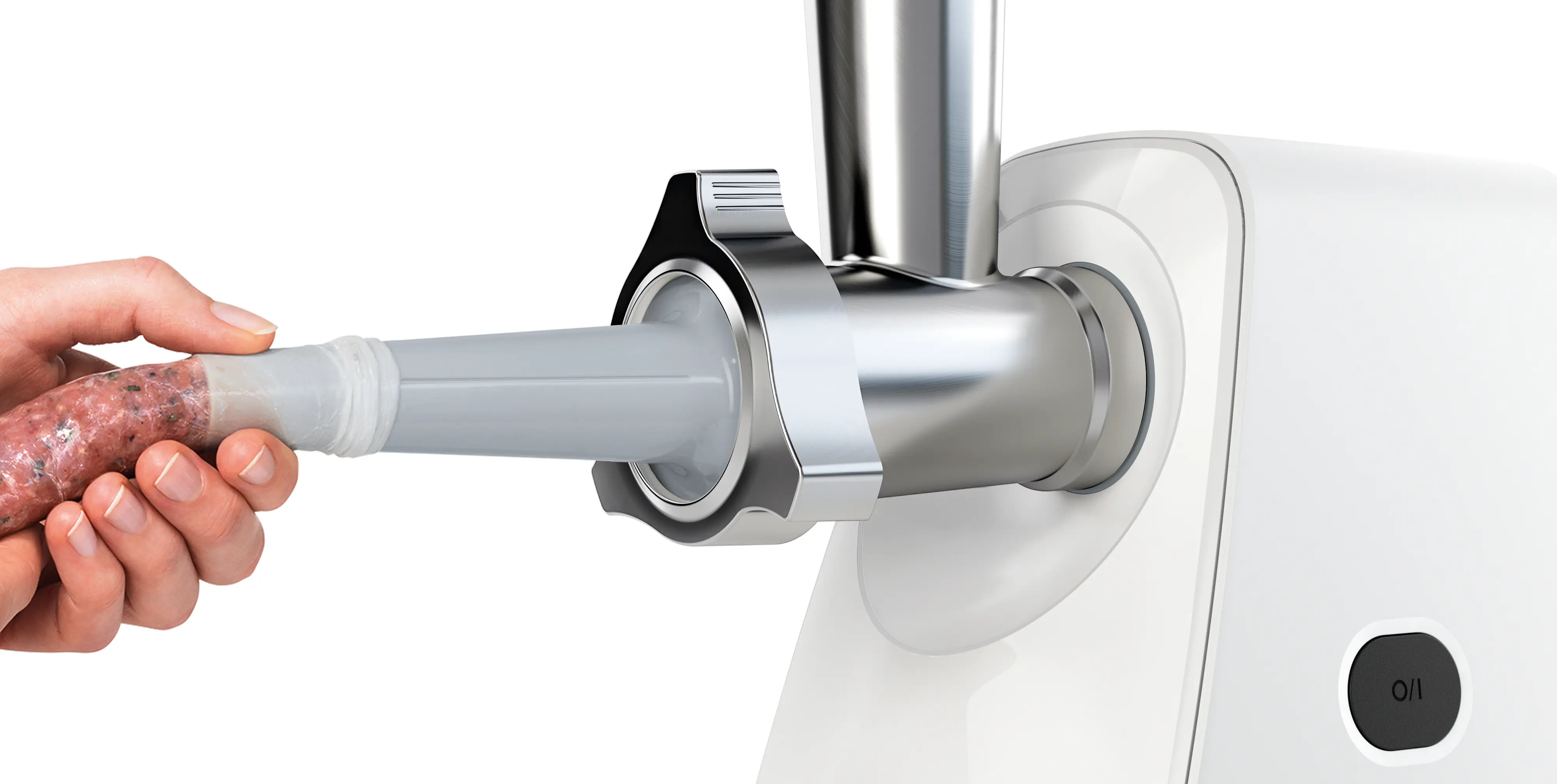 Tocător de carne Bosch SmartPower 1500 W Alb [3]