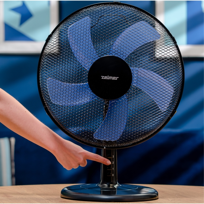 Ventilator de birou Zelmer ZTF0400, 50 W, 40cm, negru [2]