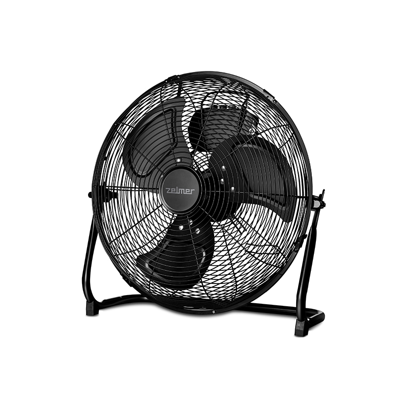 Ventilator de podea Zelmer ZFF0450, 120 W, 45 cm diametru, 3 trepte viteza, 3 lame, Negru [1]