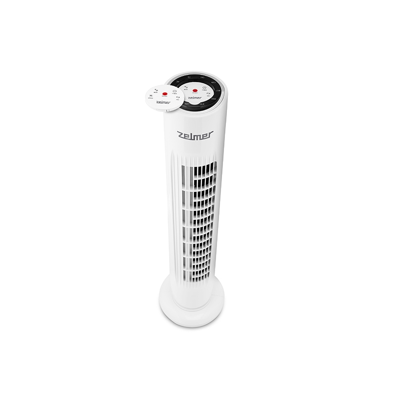 Ventilator turn Zelmer ZTW1500M, 45W, 3 viteze, telecomanda, alb [1]