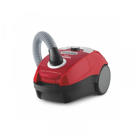 Aspiratoare cu sac - Aspirator cu sac Zelmer CUBA ZVC335, filtru HEPA, perie turbo, 3L, 650 W, rosu