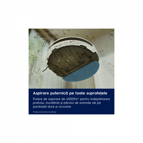 Aspirator robot Ultimate Seria 700 ER71UW2SW 175 min Alb scoică Detalii produs [7]