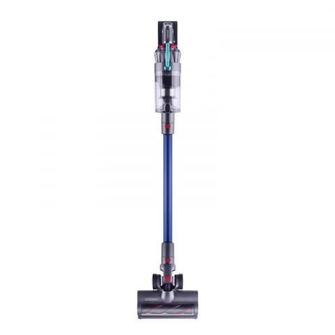 Aspiratoare verticale - Aspirator vertical fara fir Zelmer ZSVC822, 25.9 V, 0.35 L, motor BLDC, Autonomie 40 min, Filtru HEPA, Multi Cyclone, Gri/Albastru