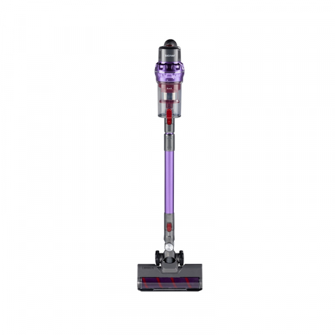 Aspirator vertical fara fir Zelmer ZSVC925T, 25.9V, Cyclone, Iluminare, Motor BLDC, 0.8l, Perie electrica, autonomie 32 min, Duza 2 in 1, Filtru HEPA, Tub pliabil, Mov/Gri [1]