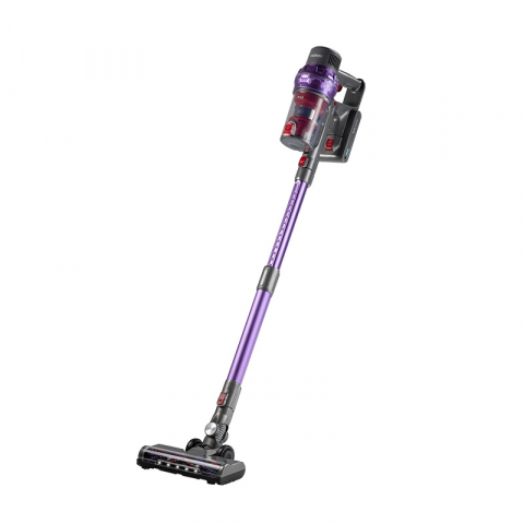 Aspiratoare verticale - Aspirator vertical fara fir Zelmer ZSVC925T, 25.9V, Cyclone, Iluminare, Motor BLDC, 0.8l, Perie electrica, autonomie 32 min, Duza 2 in 1, Filtru HEPA, Tub pliabil, Mov/Gri