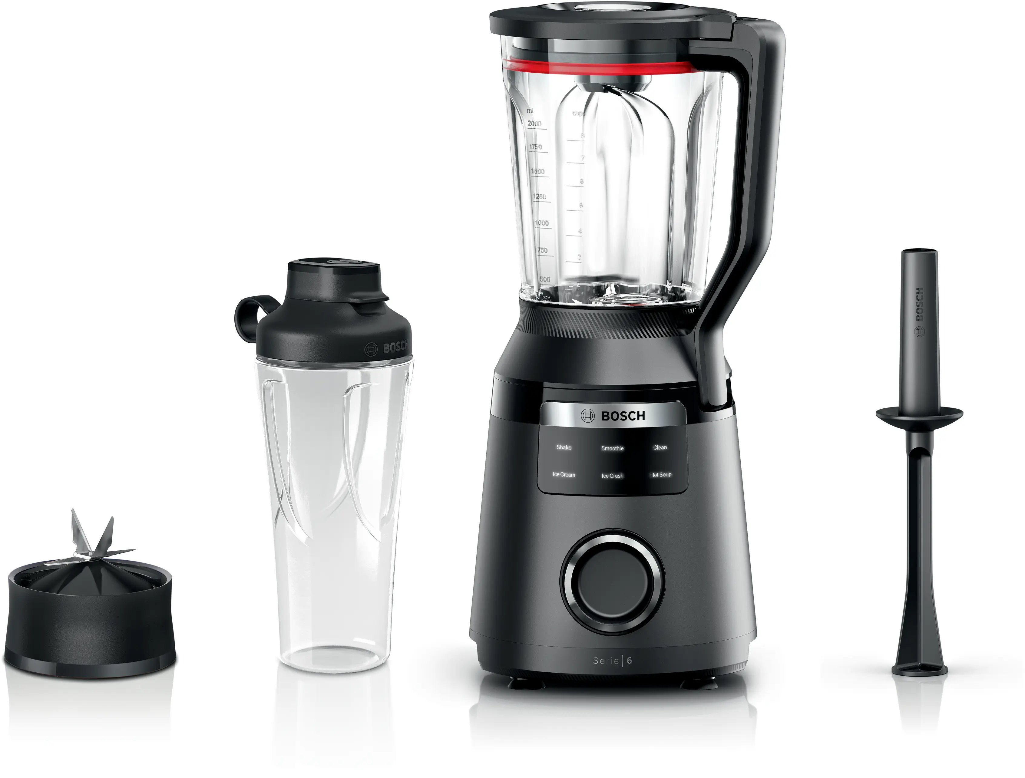 Blendere - Blender de mare putere Bosch Seria 6 VitaPower 1800 W, Negru