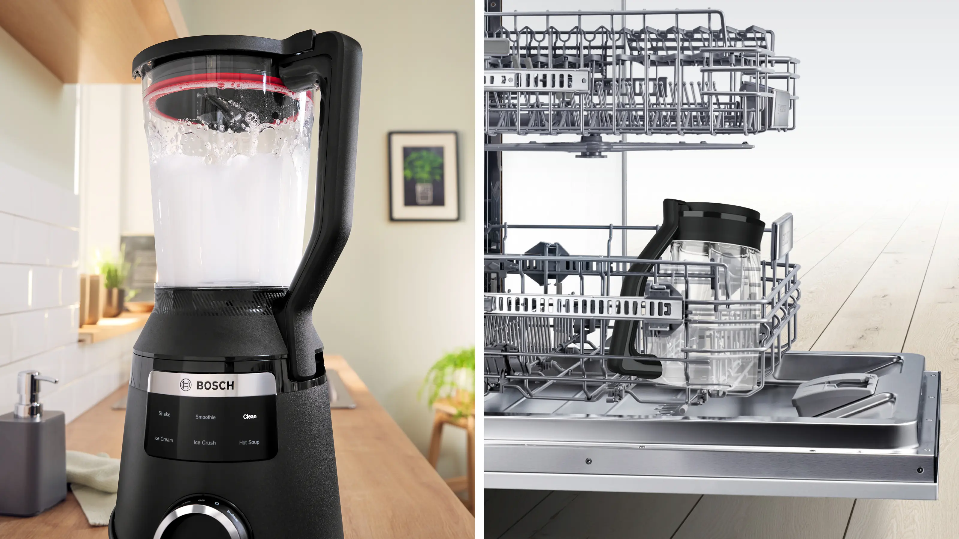 Blender de mare putere Bosch Seria 6 VitaPower 1800 W, Negru [2]