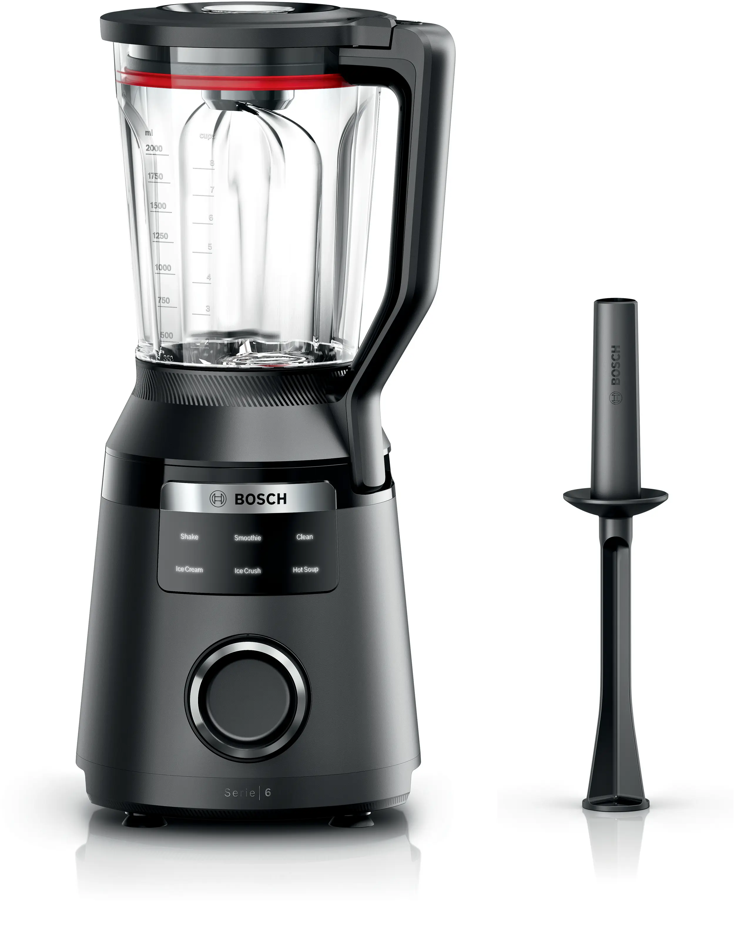 Aparate pentru mixare & tocare - Blender de mare putere Bosch Seria 6 VitaPower 1800 W, Negru
