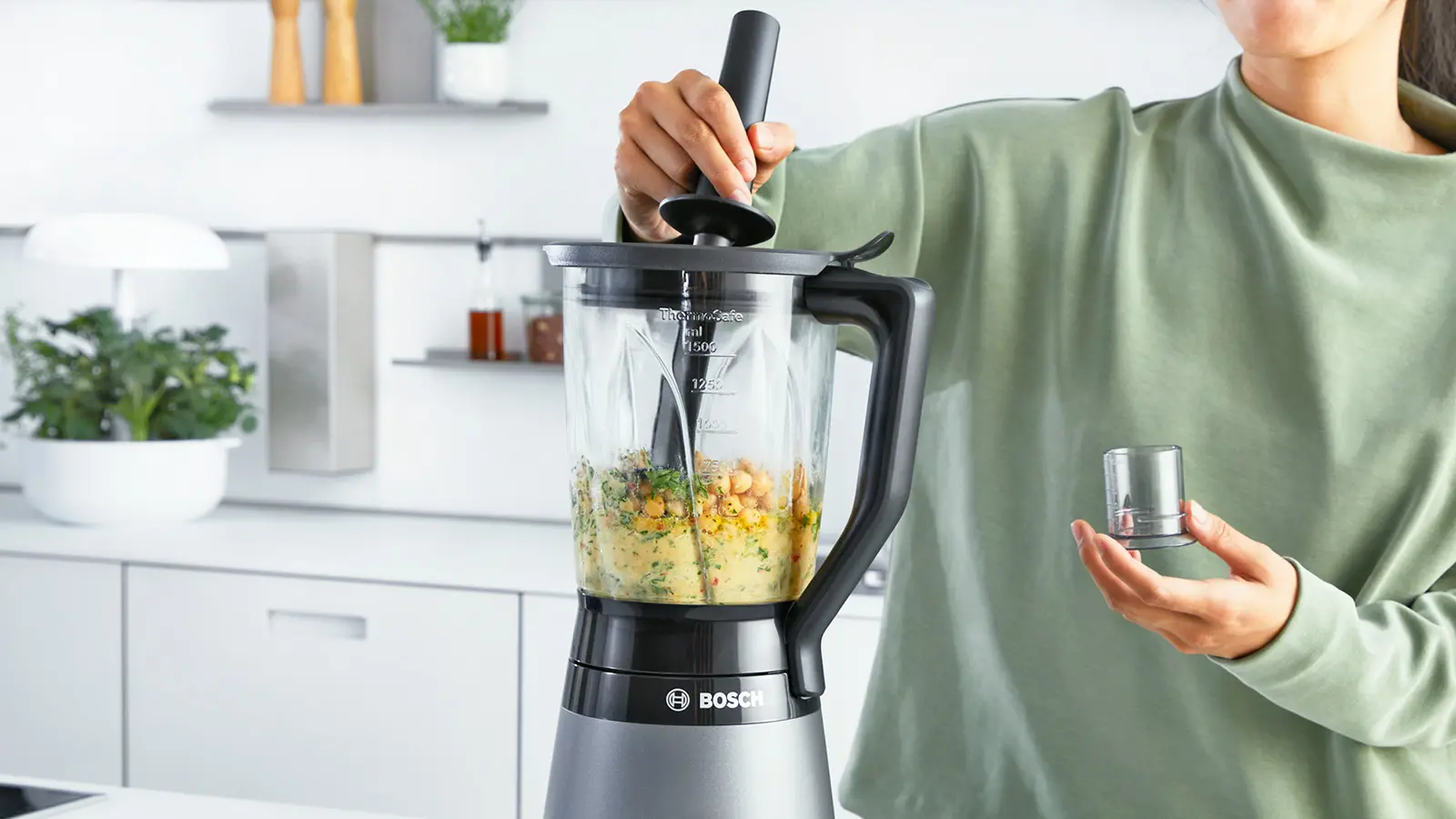Blender de masă Bosch Seria 4 VitaPower 1200 W Argintiu [3]