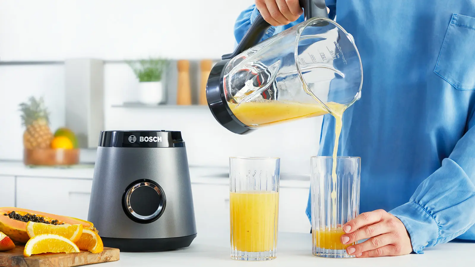 Blender de masă Bosch Seria 4 VitaPower 1200 W Argintiu [2]