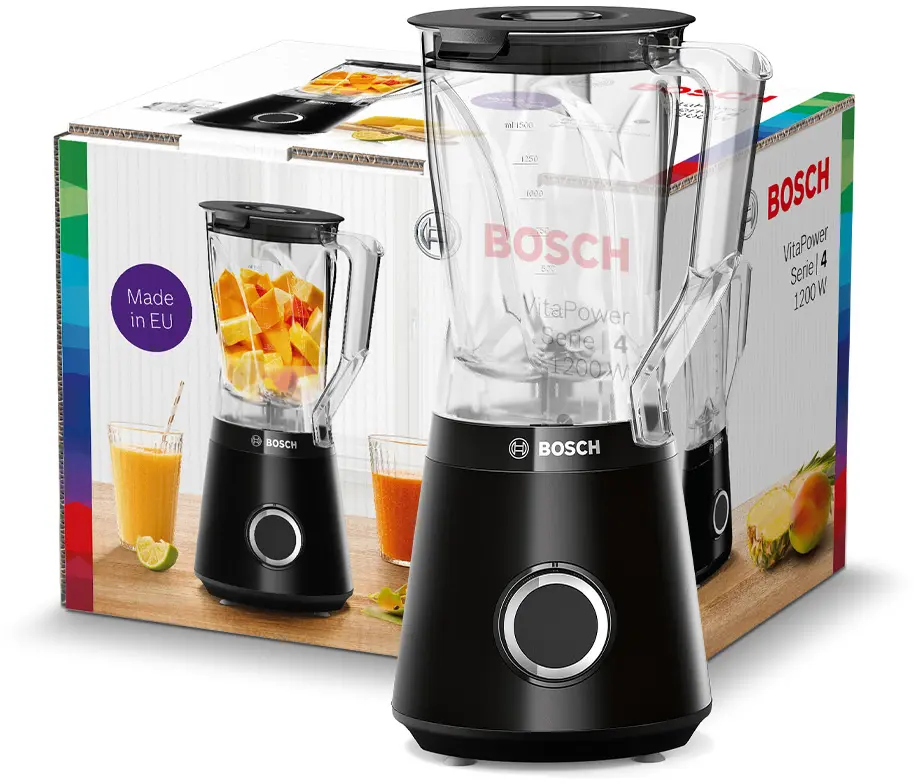 Blender de masă Bosch Seria 4 VitaPower 1200 W, Negru [2]