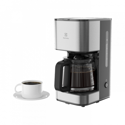 Preparare bauturi - Cafetiera Electrolux Create 3 E3CM1-3ST, 1080 W, 1,25l, cana din sticlă borosilicată, filtru mărimea 4