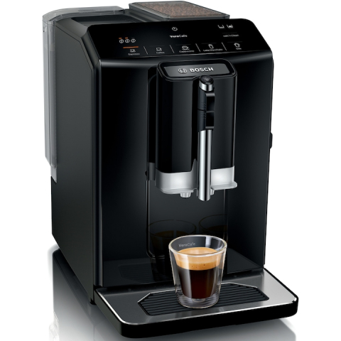 Preparare bauturi - Espressor automat Bosch TIE20119, VeroCafe, Piano black, Rezervor de apă