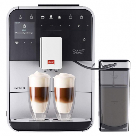 Preparare bauturi - Espressor Automat Melitta® Barista T Smart F830-101, 15 Bari, LCD Touch, 18 specialitati , aplicatia Melitta Connect, recipient boabe 2 compartimente