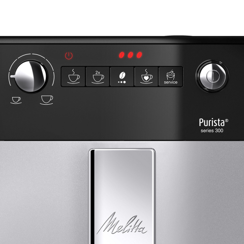 Espressor Automat Melitta Purista, 15 bar, 5 niveluri de granulație, Super Silent, Super SLIM 20cm [2]