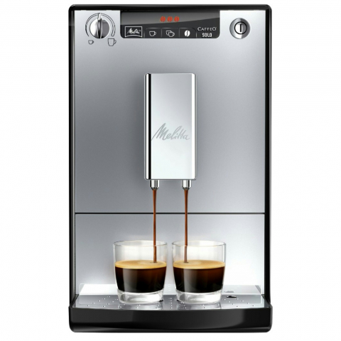 Espressor automat Melitta® Solo, 1400W, 15 bari, 1.2l, Rezervor boabe,  20cm, Silver [5]