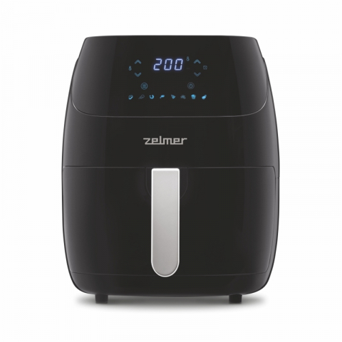 Friteuze cu aer cald - Friteuza cu aer cald Zelmer ZAF5500B, 1500 W, 5 L, 8 programe automate
