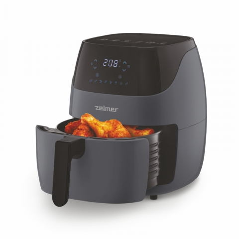 Friteuza cu aer cald Zelmer ZAF5502G, 5 l, control digital, 8 programe automate, invelis antiaderent [9]