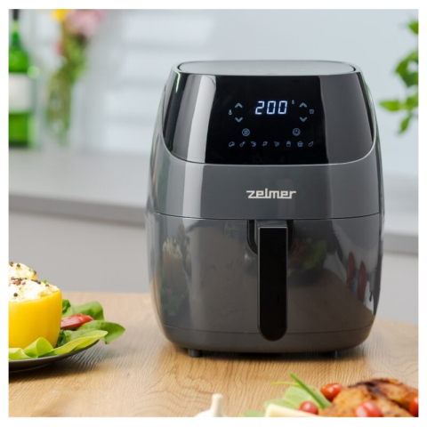 Friteuza cu aer cald Zelmer ZAF5502G, 5 l, control digital, 8 programe automate, invelis antiaderent [3]
