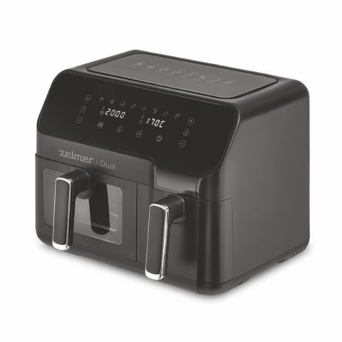 Friteuza cu aer cald Zelmer ZAF9000, 2700 W, 9 l, 2 recepiente, 8 programe automate, invelis antiaderent [1]