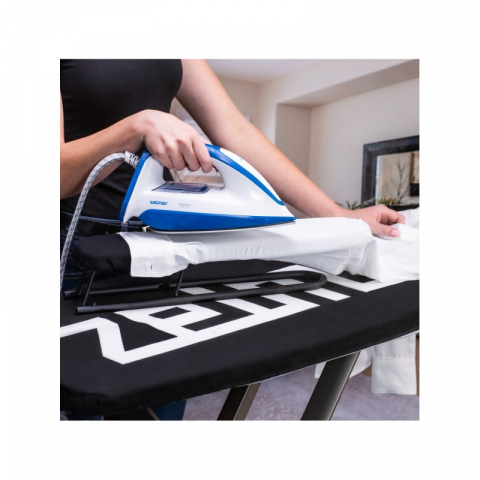 Masa de calcat Zelmer ZIB0001 Performance, husa bumbac 100%, accesorii pentru calcat maneci, 130x47 cm, Negru [6]