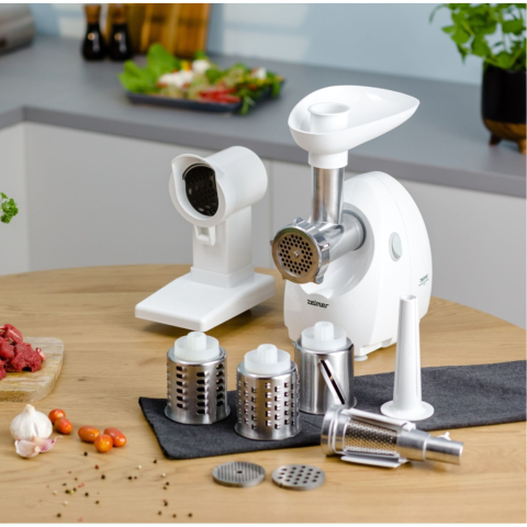 Masina de tocat carne Zelmer ZMM4055B, 1900 W, 2,5kg/min, Alb [3]