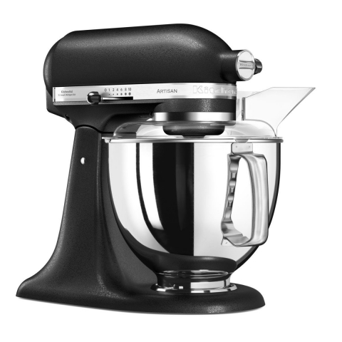 Mixere planetare - Mixer cu bol 4.8L, Artisan, Model 175, Cast Iron Black - KitchenAid