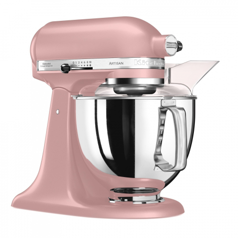 Mixere planetare - Mixer cu bol 4.8L, Artisan, Model 175, Dried Rose - KitchenAid