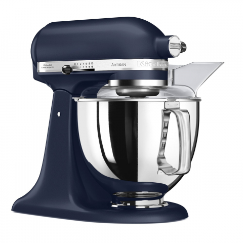 Mixere planetare - Mixer cu bol 4.8L, Artisan, Model 175, Ink Blue - KitchenAid