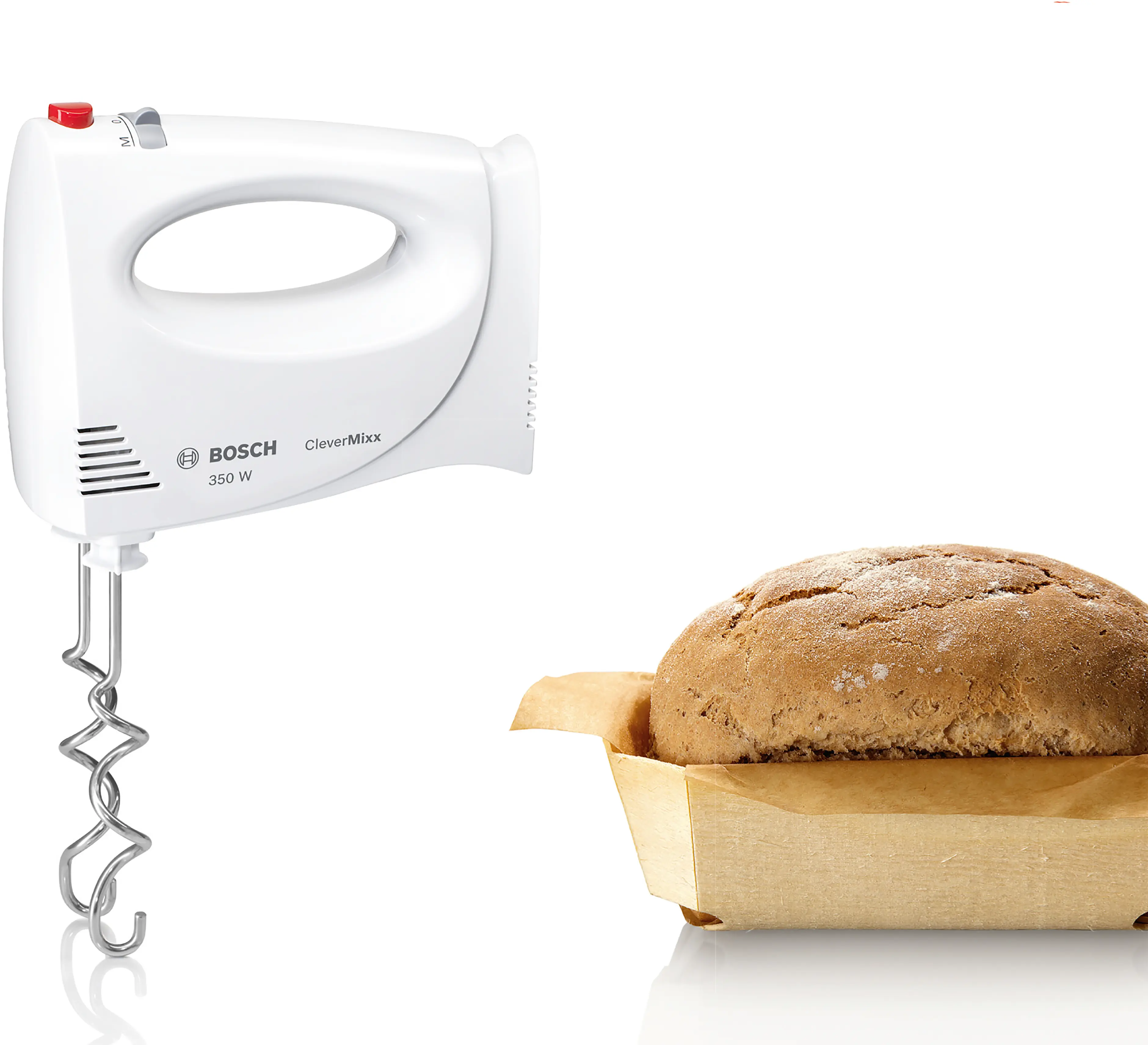 Mixer de mână Bosch CleverMixx 350 W Alb, Roşu [1]