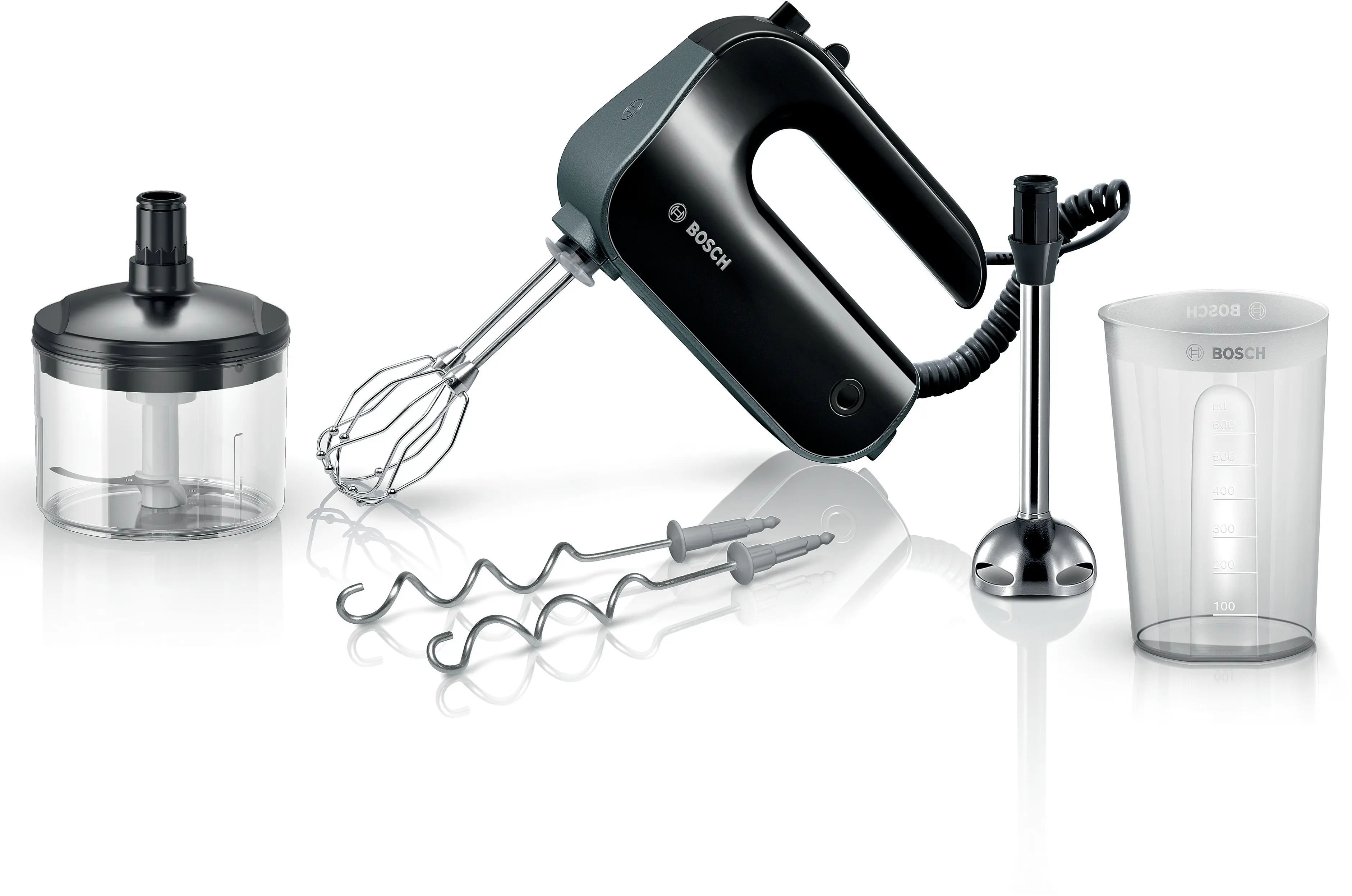 Aparate pentru mixare & tocare - Mixer de mână Bosch MFQ4 850 W Negru, Gri inchis