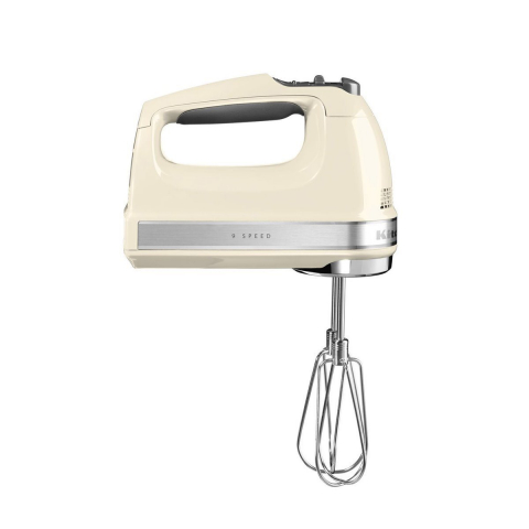 Mixere - Mixer de mana cu 9 viteze, 85 W, Almond Cream - KitchenAid