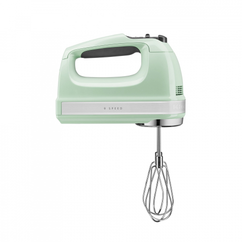 Mixere - Mixer de mana cu 9 viteze, 85 W, Pistachio - KitchenAid