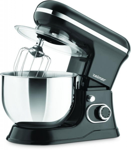 Mixer planetar Zelmer ZKR1355, 1200 W, 6 viteze ,2 boluri de 4,5 l si 5 l, negru [2]