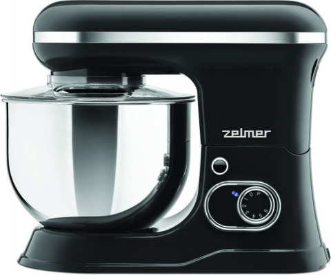 Mixer planetar Zelmer ZKR1355, 1200 W, 6 viteze ,2 boluri de 4,5 l si 5 l, negru [1]