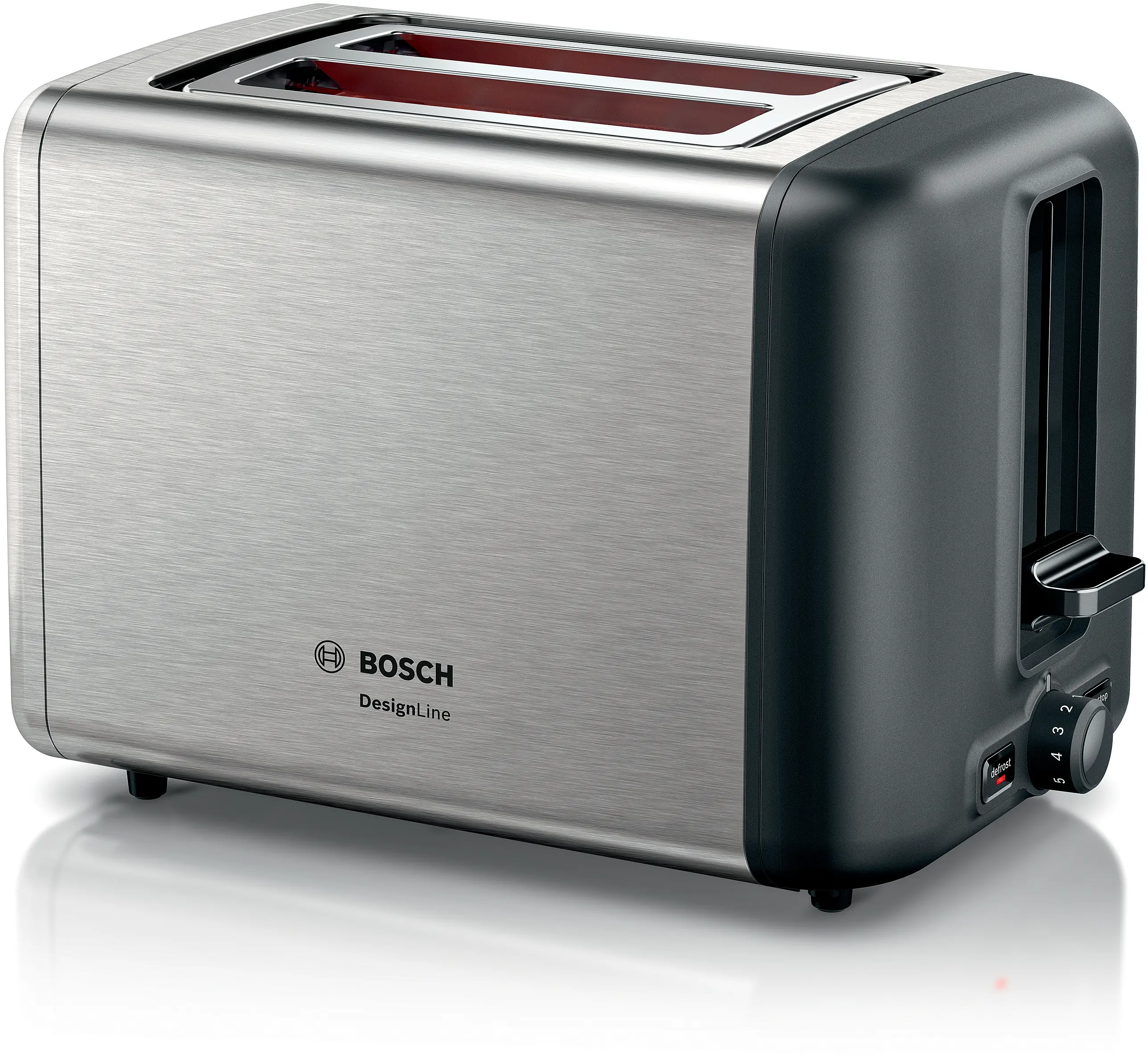 Prajitoare de paine - Prăjitor pâine compact Bosch DesignLine Inox